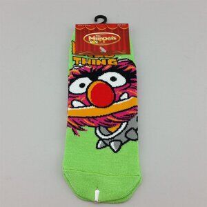 Muppets Animal Monster Wild Thing Anklet Socks Unisex Size 10 - 13 Adult